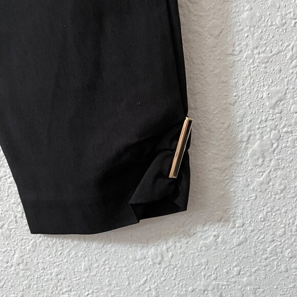 NWT JM Collection Deep Black Ankle Pant Comfort Waistband Pants Women's Size S - Picture 4 of 11